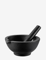 Dorre - Cast Iron Mortar Black 13*13*6.3 Cm - Grūstuvės ir piestelės - Juoda