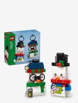 LEGO - Snowman Ornaments Christmas Decor Holiday Decorations 40812 - Lego Ideas - Balta