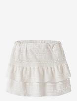 Name It - Nkfhaldora Skirt - Trumpas sijonas - Balta