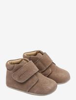 Pom Pom - Beginner Velcro Suede - Šlepetės ir batai kambariams - Ruda