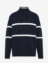 SIGNAL - Canesi Logo Knit - Megztinis su užtrauktuku - Tamsiai mėlyna