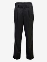 Lindbergh - Striped Pleated Wide Fit Pants - Klasikinės kelnės - Pilka