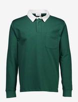 Lindbergh - Rugby Sweat Polo With Logo  L/S - Marškinėliai ilgomis rankovėmis - Žalia