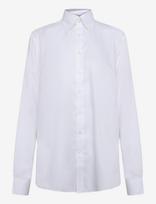 Lindbergh Black - 1927: Pinpoint Oxford Shirt Wf L/S - Oksfordo marškiniai - Balta