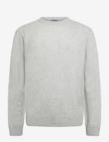 Lindbergh Black - 1927: Wool Cashmere Blend Knit - Apvalios apykaklės megztinis - Balta