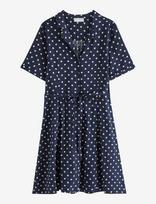 Lindex - Woven Mini Dress - Marškininė suknelė - Tamsiai mėlyna