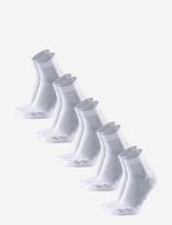 Danish Endurance - Long Distance Running Quarter Socks 5-Pack - Sportinės kojinės - Balta