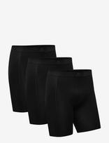 Danish Endurance - Bamboo Extra Long Trunks (Men) 3-Pack - Sportiniai bokser šortai - Juoda
