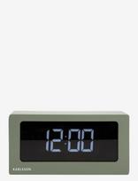 KARLSSON - Alarm Clock Boxed Led Jungle Green - Žadintuvas - Chaki spalva