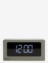 KARLSSON - Alarm Clock Boxed Led Warm Grey - Žadintuvas - Pilka