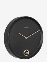 KARLSSON - Wall Clock Esencia Cuckoo Black - Sieninis laikrodis - Juoda