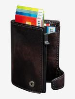 Tony Perotti - Furbo Van Gogh Cardholder With Banknote And Coin Pocket - Klasikinė piniginė - Ruda