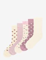 Minipop - Mpopmabelle Bamboo Socks 5-Pack - Kojinės - Rožinė