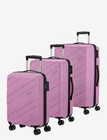 American Tourister - Jetdriver 3.0 3 Pc Set A Bright Lime - Pilotų ir verslo lagaminai - Rožinė