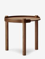 Cooee Design - Woody Table 45Cm Dark Oak - Mažas staliukas - Ruda