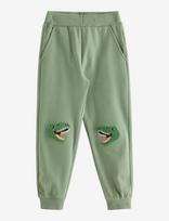 Lindex - Joggers With Brushed Inside - Sportinės kelnės - Chaki spalva