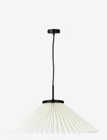 Dyberg Larsen - Plissé Pendant Lamp - Pakabinama lempa - Balta