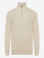 Polo Ralph Lauren - 32/2 Cotton-Sweater-Half Zip - Megztinis su užtrauktuku - Kreminė spalva