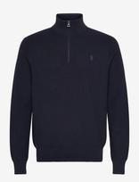 Polo Ralph Lauren - 32/2 Cotton-Sweater-Half Zip - Megztinis su užtrauktuku - Tamsiai mėlyna