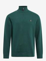 Polo Ralph Lauren - Estate-Rib Quarter-Zip Pullover - Megztinis su užtrauktuku - Žalia