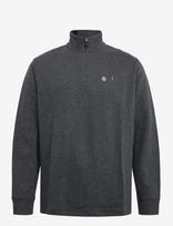 Polo Ralph Lauren - Estate-Rib Quarter-Zip Pullover - Megztinis su užtrauktuku - Pilka