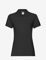 Fruit Of The Loom - Ladies Premium Polo - Polo marškinėliai - Juoda