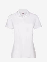 Fruit Of The Loom - Ladies Premium Polo - Polo marškinėliai - Balta