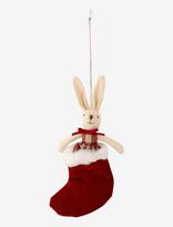Bloomingville - Noella Ornament - Kalėdiniai žaisliukai ir eglutės aksesuarai - Raudona