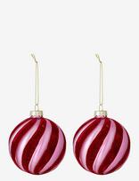 Bloomingville - Sayla Ornament - Kalėdiniai žaisliukai ir eglutės aksesuarai - Raudona