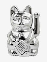 Donkey - Vinkende Kat - Maneki-Neko Mini - Shiny - Silver - Figūros ir skulptūros - Sidabro