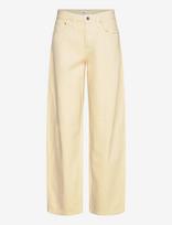 Gina Tricot - Baggy-Crush Jeans - Platūs džinsai - Geltona