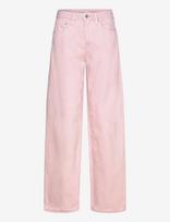 Gina Tricot - Baggy-Crush Tall Jeans - Platūs džinsai - Rožinė