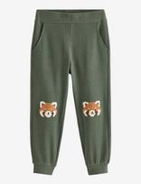 Lindex - Waffled Joggers - Sportinės kelnės - Chaki spalva