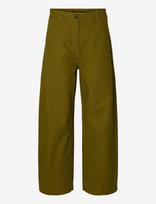 Selected - Slwbarrel Nicka Domestic Mw Pant - Lininės kelnės - Chaki spalva