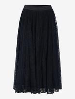 Hunkøn - Stine Skirt - Iki kelių ir midi sijonai - Juoda