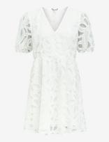 Object - Objrose 3/4 Re Short Dress E Div - Trumpa suknelė - Balta