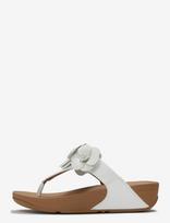 FitFlop - Lulu Flower Toe-Post Sandals - Šlepetės - Balta