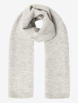 LMTD - Nlflodet Knit Scarf - Šalikas - Balta