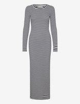 Lollys Laundry - Christinell Maxi Dress Ls - Ilga suknelė - Tamsiai mėlyna