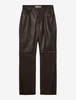 Sofie Schnoor - Gattisw Leather Pants - Odinės tamprės-kelnės - Ruda