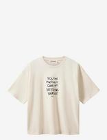 Sofie Schnoor - Verinasw Moomin Boxy T-Shirt - Marškinėliai trumpomis rankovėmis - Kreminė spalva
