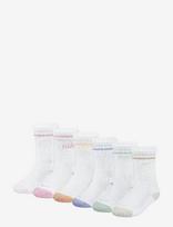 Nike - Nike Super Soft Marl Micro 6Pk - Kojinės - Balta