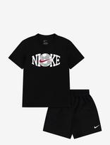 Nike - Nike Soccer Gfx Short Set - Marškinėlių rinkinys trumpomis rankovėmis - Juoda