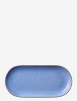 Aida - Raw Colour Oval Plate - Serviravimo lėkštė - Mėlyna