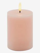 Sirius Home - Sille Ø7,5X10Cm, Dusty Peach - LED žvakė - Rožinė