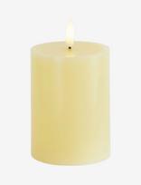 Sirius Home - Sille Ø7,5X10Cm, Pale Yellow - LED žvakė - Geltona