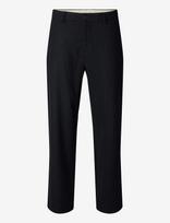 Selected - Slm220-Loose Luke Wool Bld Design Pant - Klasikinės kelnės - Tamsiai mėlyna
