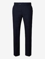 Selected - Slmreg-Bjorn Manteco Wool Trs - Klasikinės kelnės - Tamsiai mėlyna