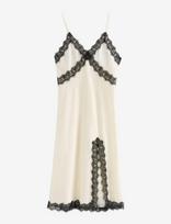 Lindex - Nightdress In Satin With Lace Trim - Naktiniai marškiniai - Kreminė spalva