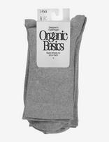 Organic Basics - Core Crew Rib Socks 3-Pack - Įprastos kojinės - Pilka